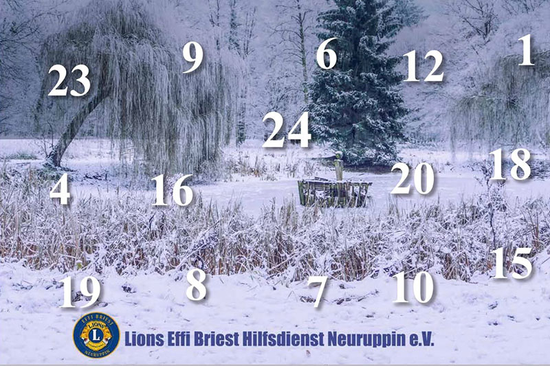 Adventskalender Lionsclub  Neuruppin Effi Bries